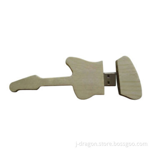 Wooden Electric Bass USB Flash Drives